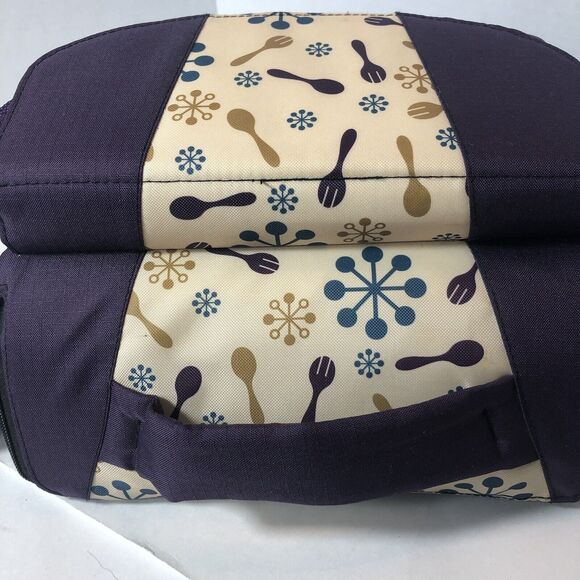 Munchkin Booster Seat Portable Travel Purple Internal Storage C - Picture 4 of 10